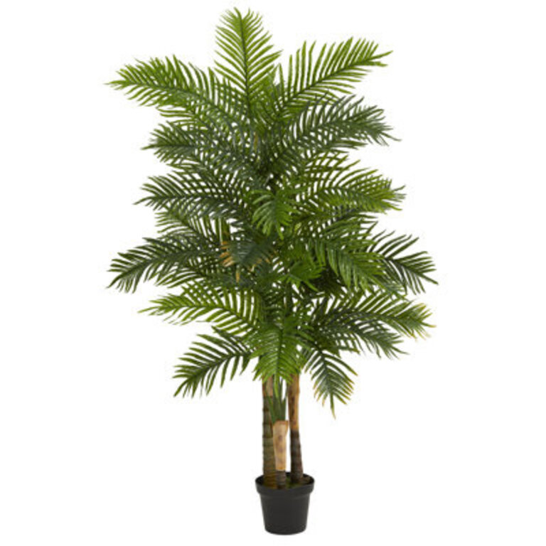 72 Faux Palm Plant in Pot Liner