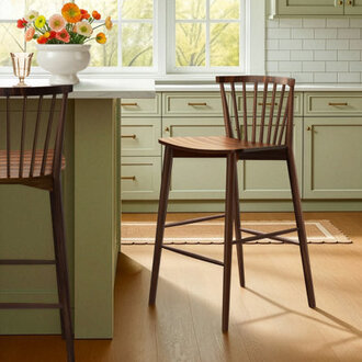 Tybee 25 Solid Wood Counter Stool