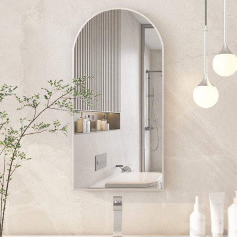 Poulton W H Frameless Medicine Cabinet Mirror 4 Adjustable