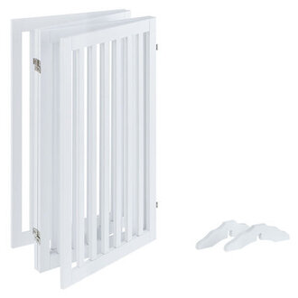 Huxley Wood Free Standing Pet Gate with a Pair of Support Feet