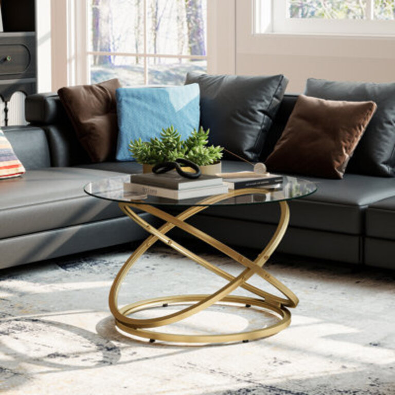 Reepham Modern Design Marble Coffee Table for Living Room