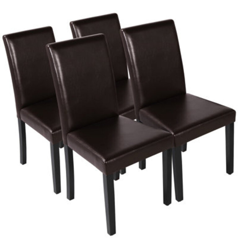 Espiye 187 H Faux Leather Upholstered Parsons Chair