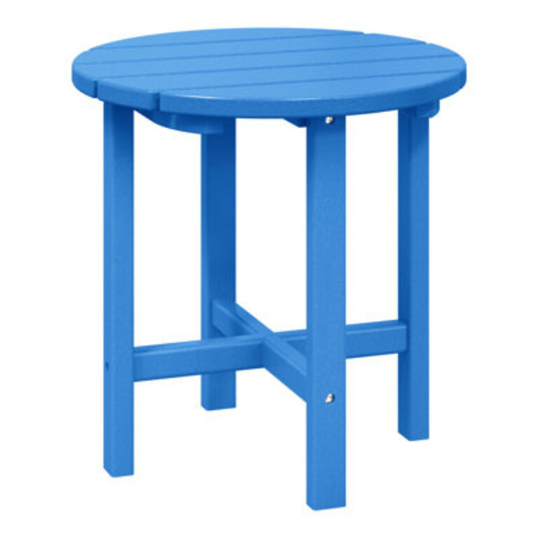 Altura All-weather Patio Round Adirondack HDPE Plastic Resin Outdoor Side Table
