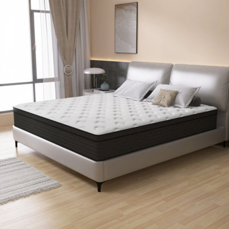 8101214 Medium Pocket Spring Hybrid Mattress with CertiPUR-US Certified Foam