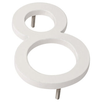 4 in Flat Floating Mount House Number