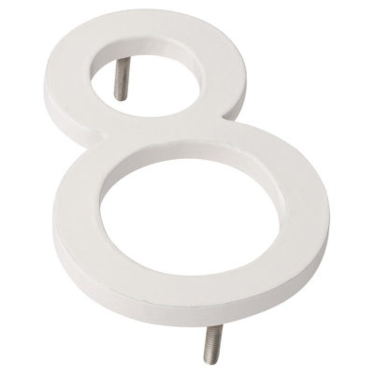 4 in Flat Floating Mount House Number
