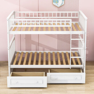 Eziel Kids Full Over Full Bunk Bed with Drawers