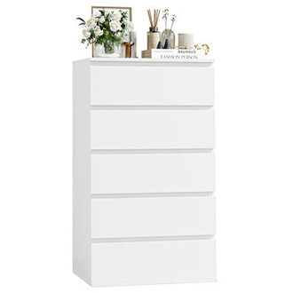 Jeramey 236 W 5 - Drawer Wood Dresser