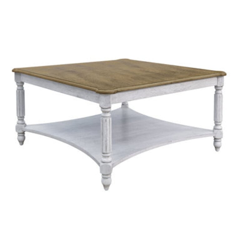 Locke Solid Wood Square Coffee Table