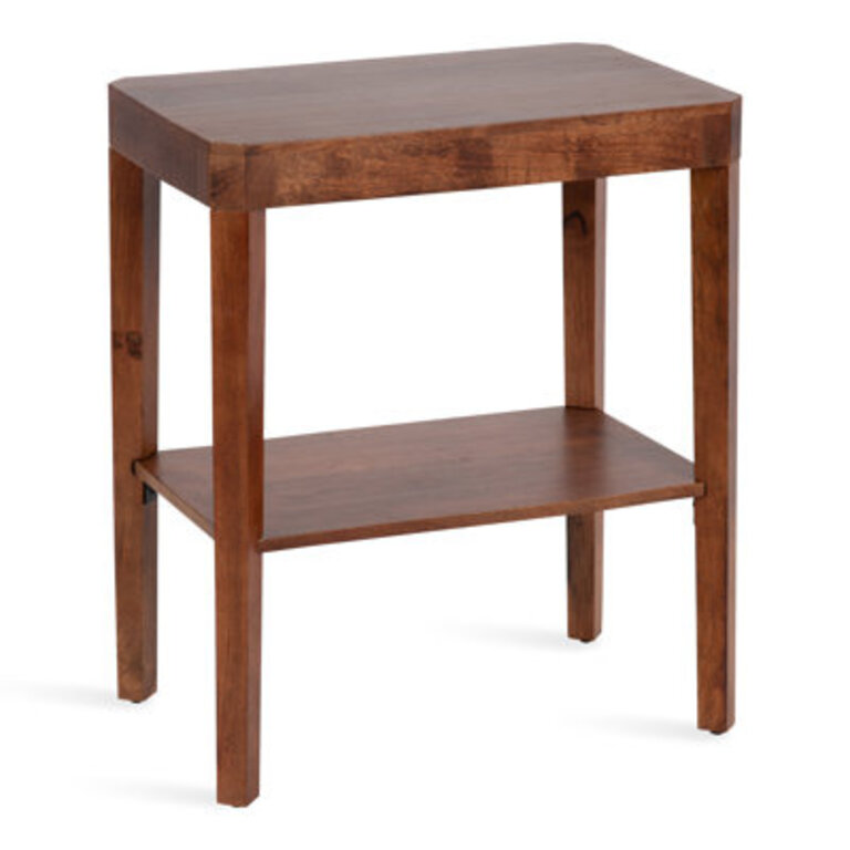 Ardentown Solid Wood Side Table with Storage