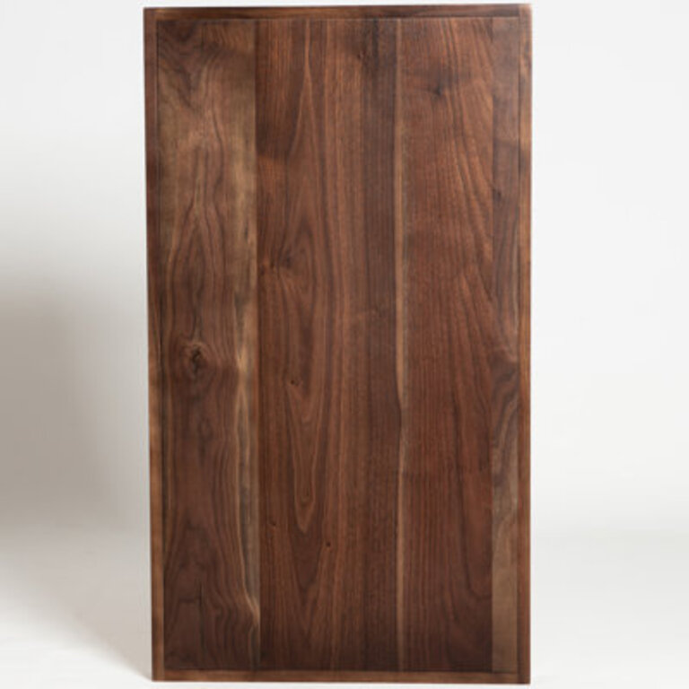 Glaude Rectangle Solid Wood Serving Tray with Cutout Handles