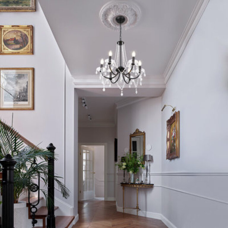 Faheema 6 - Light Dimmable Classic  Traditional Chandelier