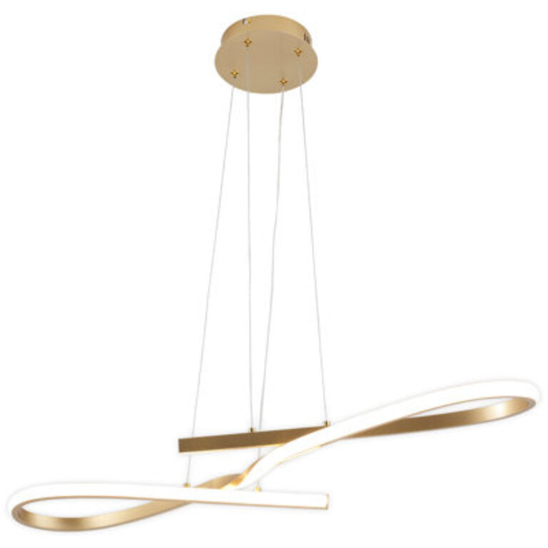 Catharinus 1-Light Modern Linear Geometric Integrated LED Chandelier UniqueStatement Chandelier