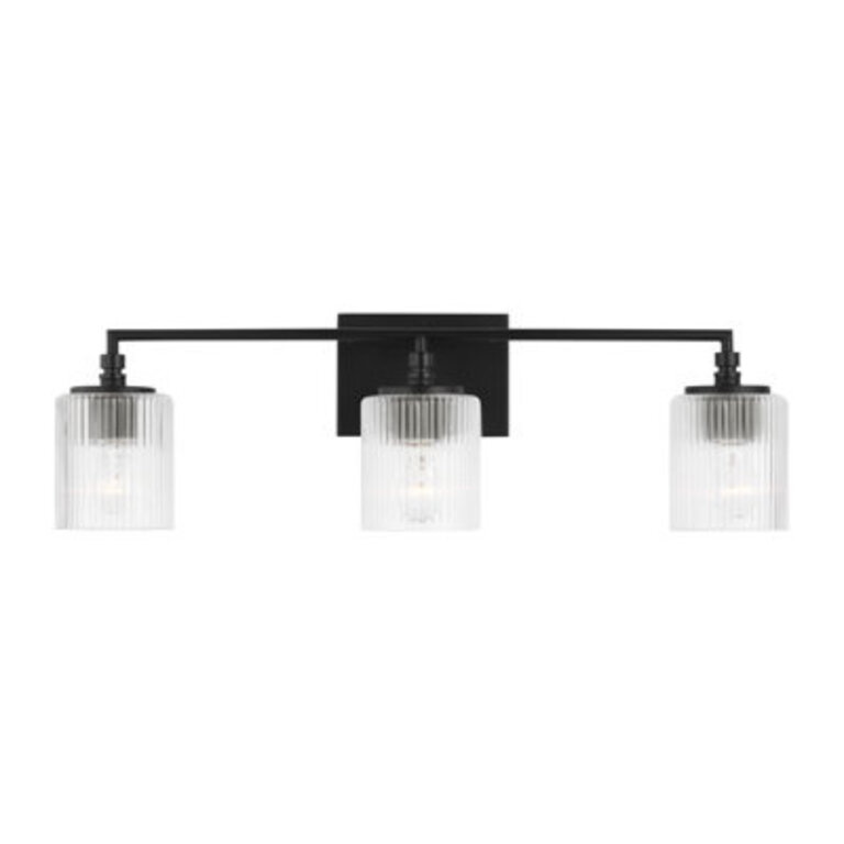 Adalina 3-Light Dimmable Vanity Light with Glass Shades