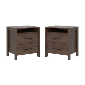 Pruitt 227 2 Drawer Nightstand