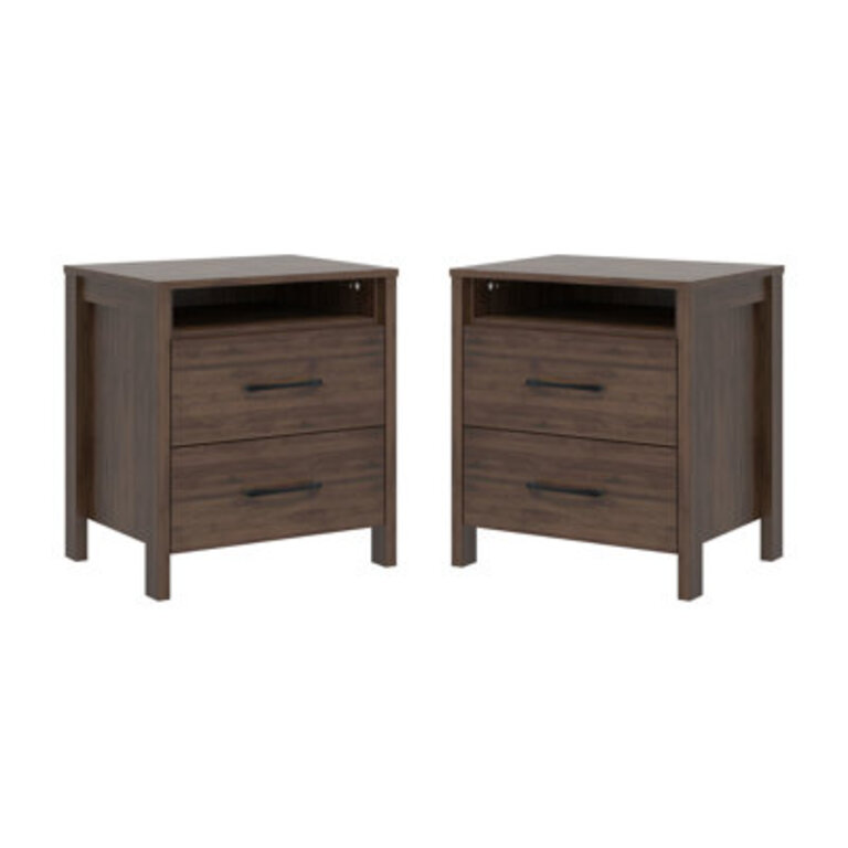 Pruitt 227 2 Drawer Nightstand