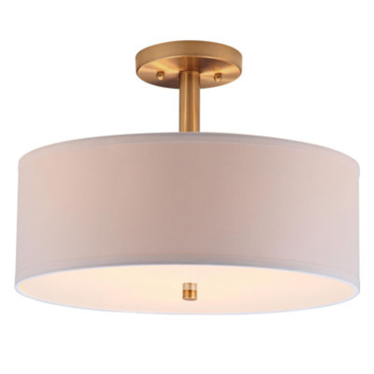 Jaida 3-Light 16 Semi Flush Mount