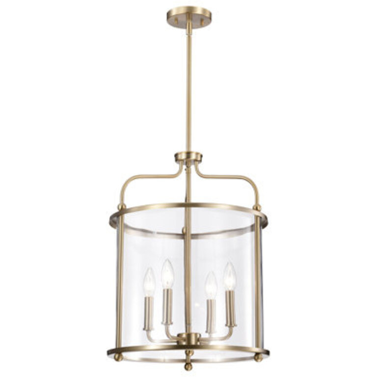 Wolfforth 4 - Light Dimmable Lantern Cylinder Chandelier