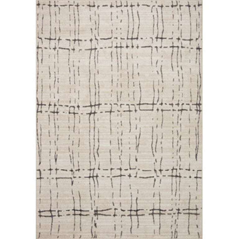 Loloi Darby Sand  Dark Grey Area Rug