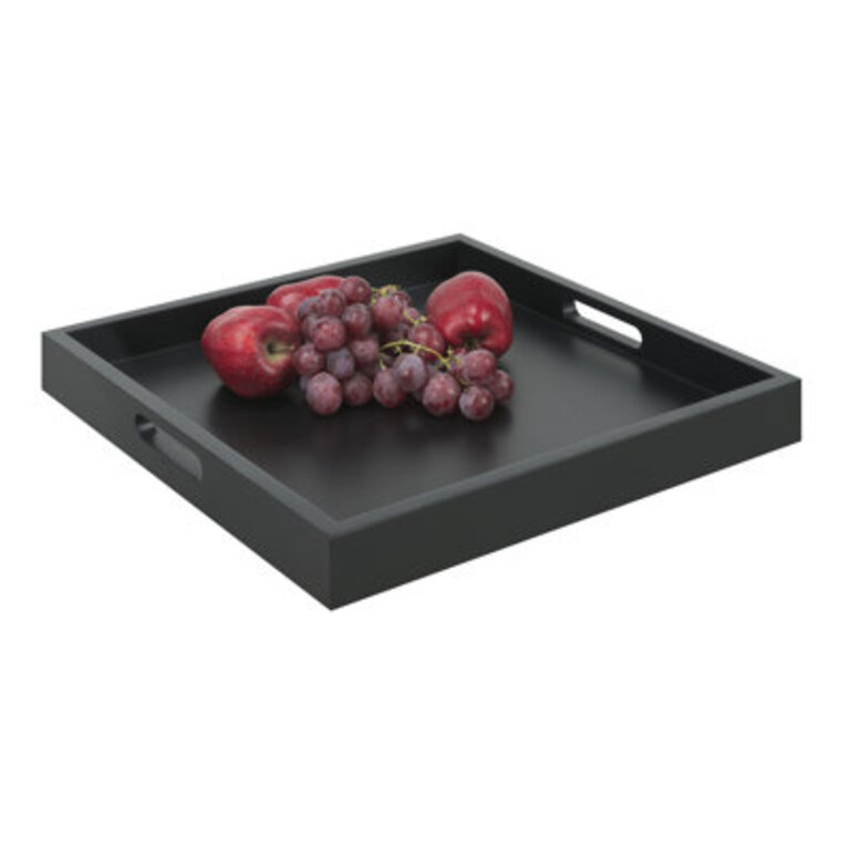 Burke Square Manufactured Wood Serving Tray with Handles