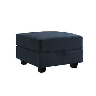 Livsey Velvet Ottoman