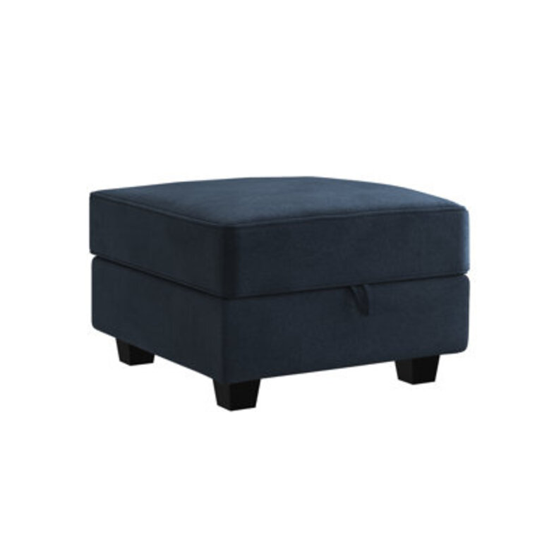 Livsey Velvet Ottoman