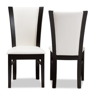 185 H Faux Leather Upholstered Side Chair