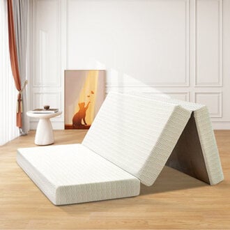 Alwyn Home  Bundaberg Foldable  6 Memory Foam Folding Murphy Bed Mattress With Washable Cover for Camping