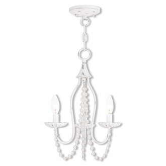 Burvale 3 - Light Candle Style Chandelier
