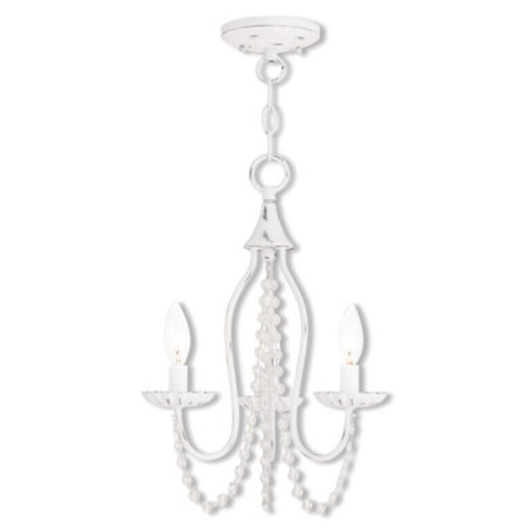 Burvale 3 - Light Candle Style Chandelier