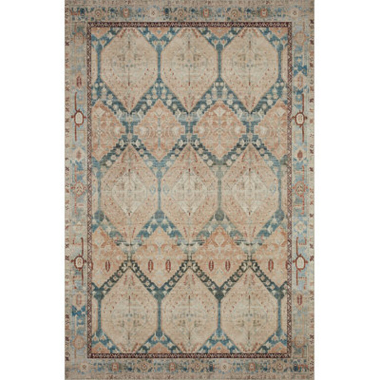Magnolia Home by Joanna Gaines x Loloi Lenna Denim  Sand Area Rug