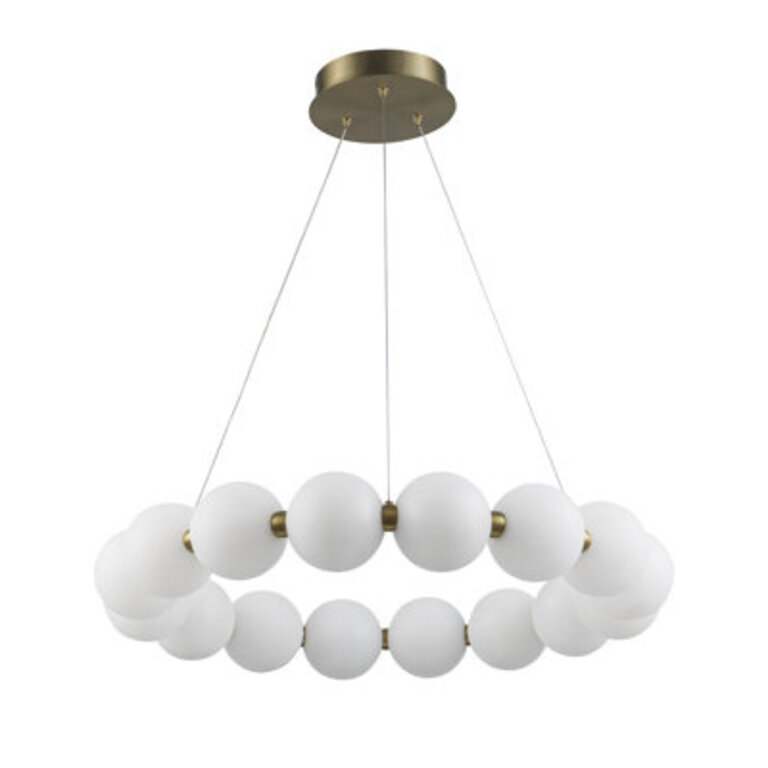 Minza Acrylic Dimmable LED Wagon Wheel Chandelier
