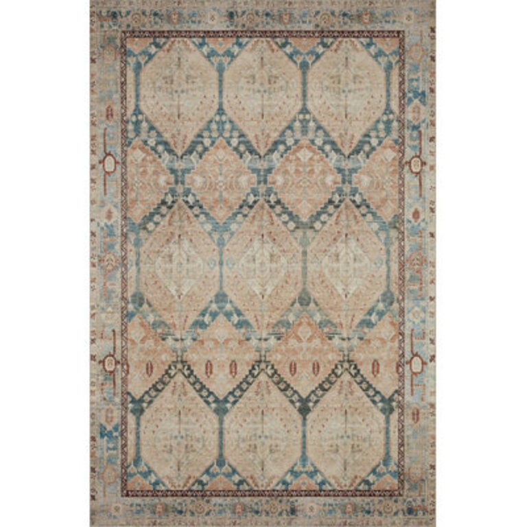 Magnolia Home by Joanna Gaines x Loloi Lenna Denim  Sand Area Rug