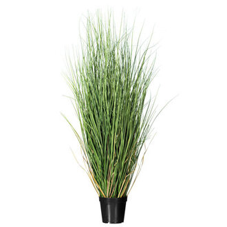 Kellan PVC Artificial Potted Green Curled Grass