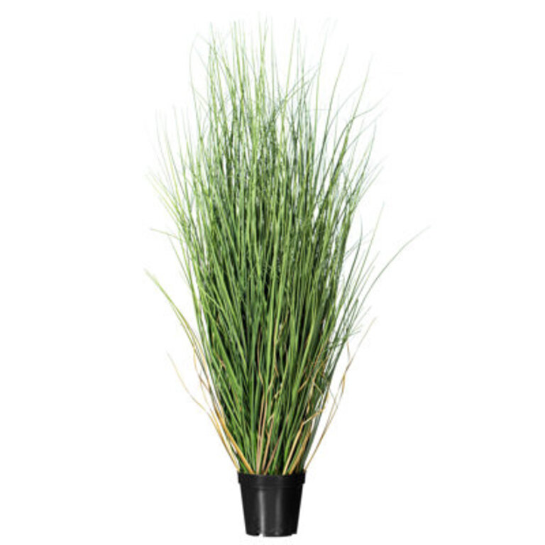 Kellan PVC Artificial Potted Green Curled Grass