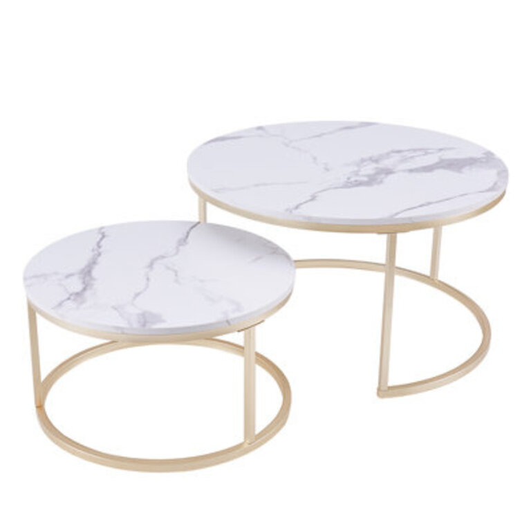 Emmaline Frame 2 Nesting Coffee Tables