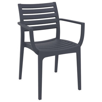 Melissus Stacking Patio Dining Armchair