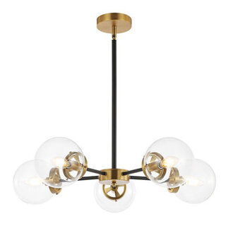 5-Light Modern Sputnik Sphere Chandelier