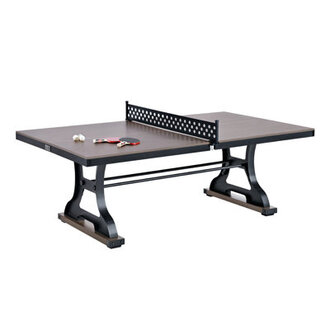 Barrington Coventry Indoor Table Tennis Table 7-ft 2-in-1 Dining Table with Metal Net