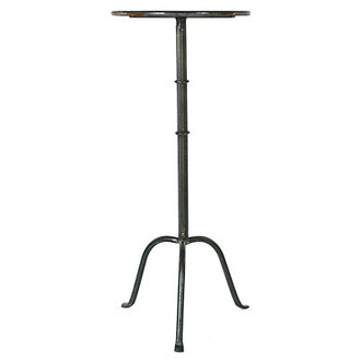 Kaethe Metal Pedestal End Table