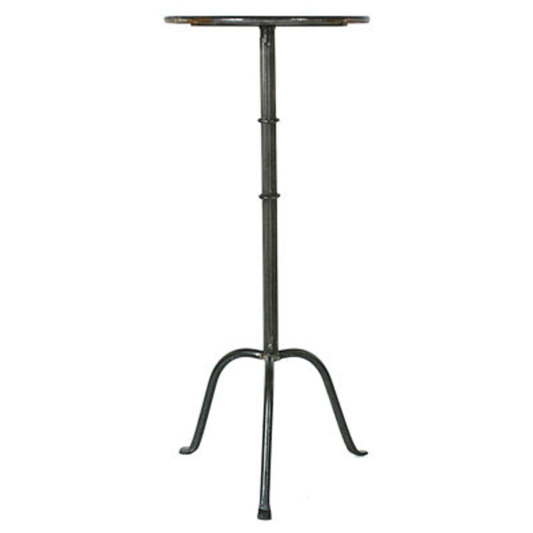 Kaethe Metal Pedestal End Table