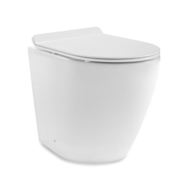 St Tropez Back-to-Wall Elongated Toilet Bowl