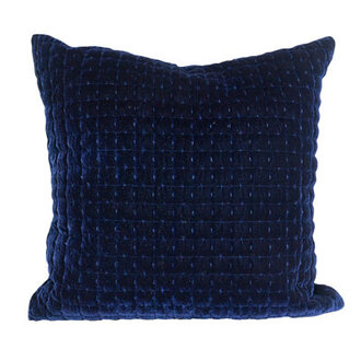 Layla Quilted Velvet Cushion 18X18