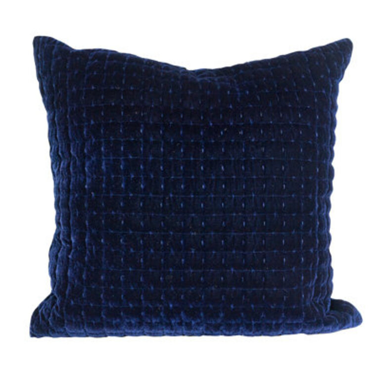 Layla Quilted Velvet Cushion 18X18