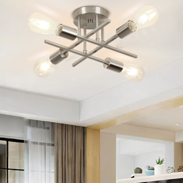 Hannah-Jayne 1417 Sputnik Modern Linear Flush Mount