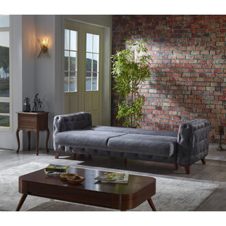 Cashe 90 Upholstered Sleeper Sofa