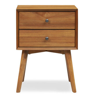 Dorsey Nightstand with Solid Wood Base