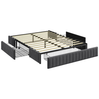 Argjirulla Upholstered Storage Bed