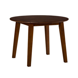 Iyad Drop Leaf Acacia Solid Wood Dining Table