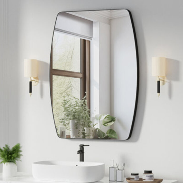 Catenia Metal Oval Mirror
